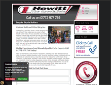 Tablet Screenshot of hewittcycles.com